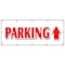 Signmission PARKING UP ARROW BANNER SIGN lot garage valet long term straight ahead, B-120 Parking Up Arrow B-120 Parking Up Arrow - alternate 1